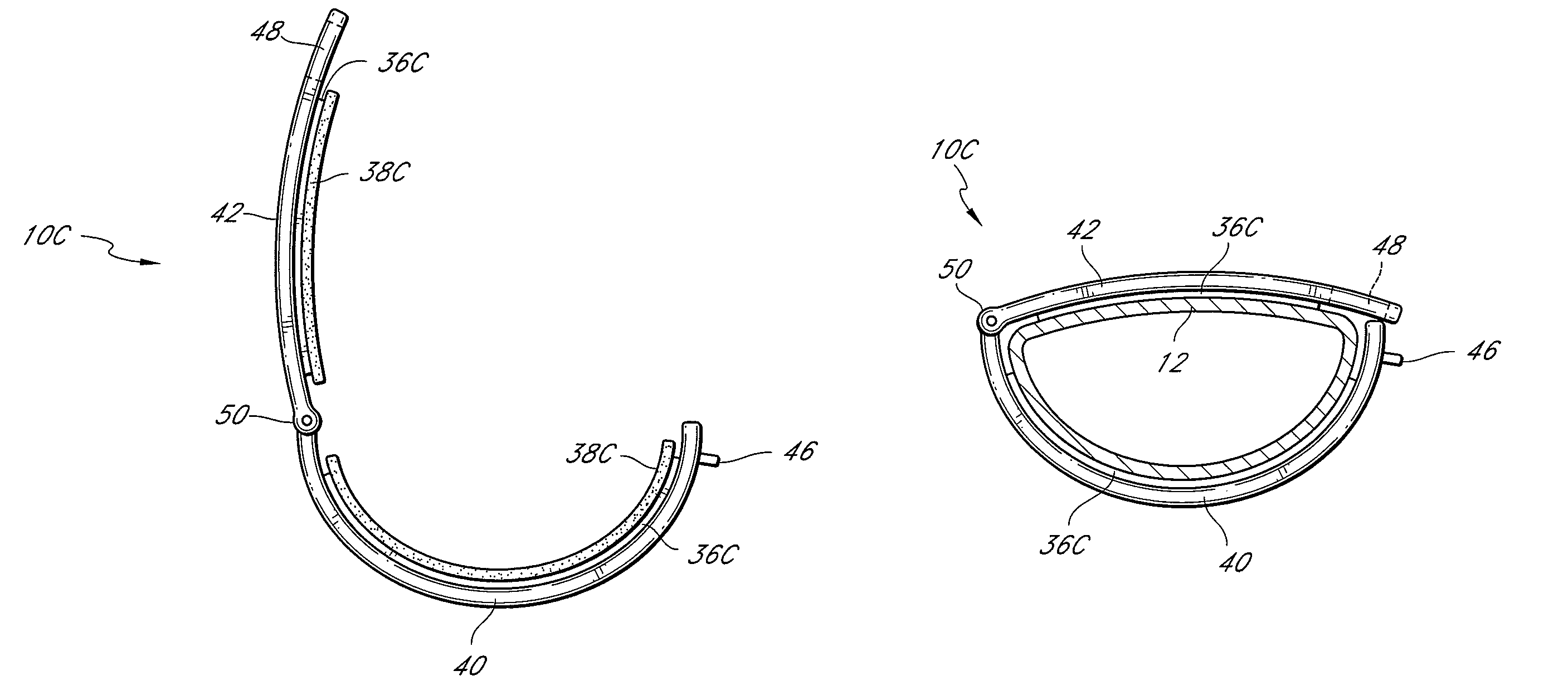 Support clamp for medical line