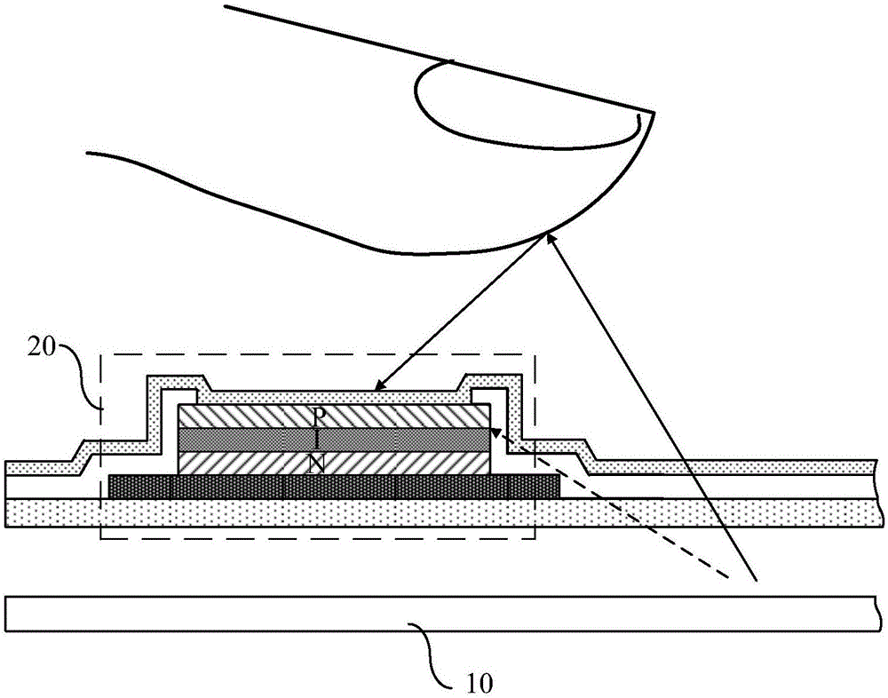 Photosensitive assembly, fingerprint recognition panel and apparatus