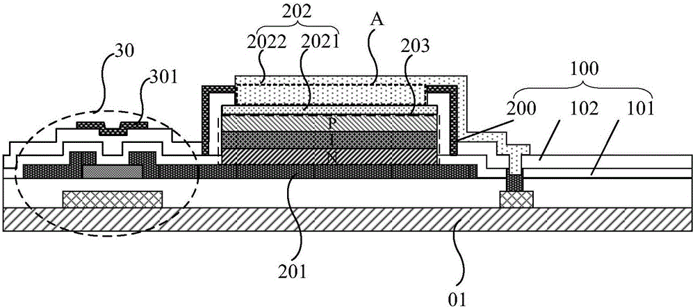 Photosensitive assembly, fingerprint recognition panel and apparatus