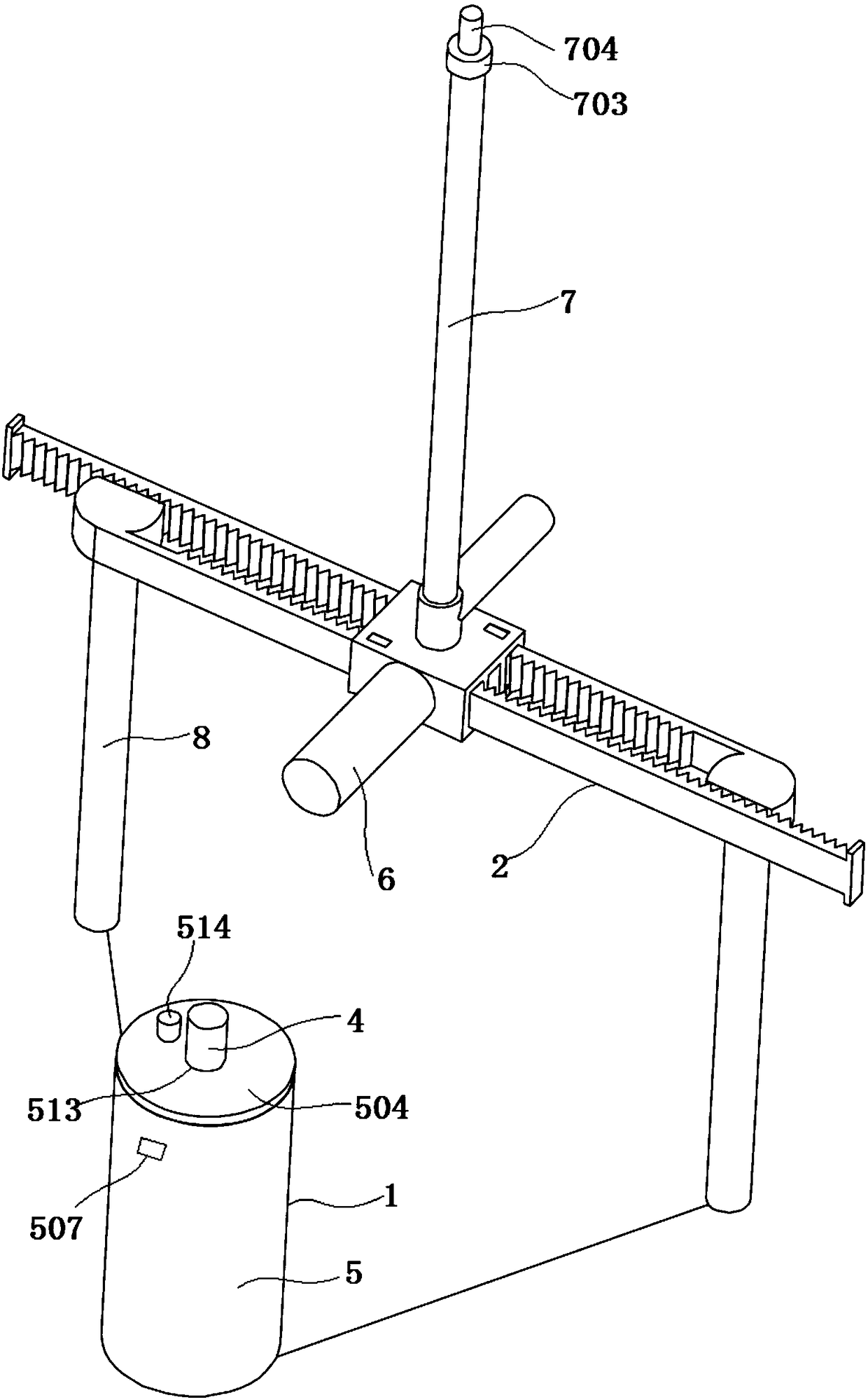 Tool gauge for precisely drawing hyperbolic curve