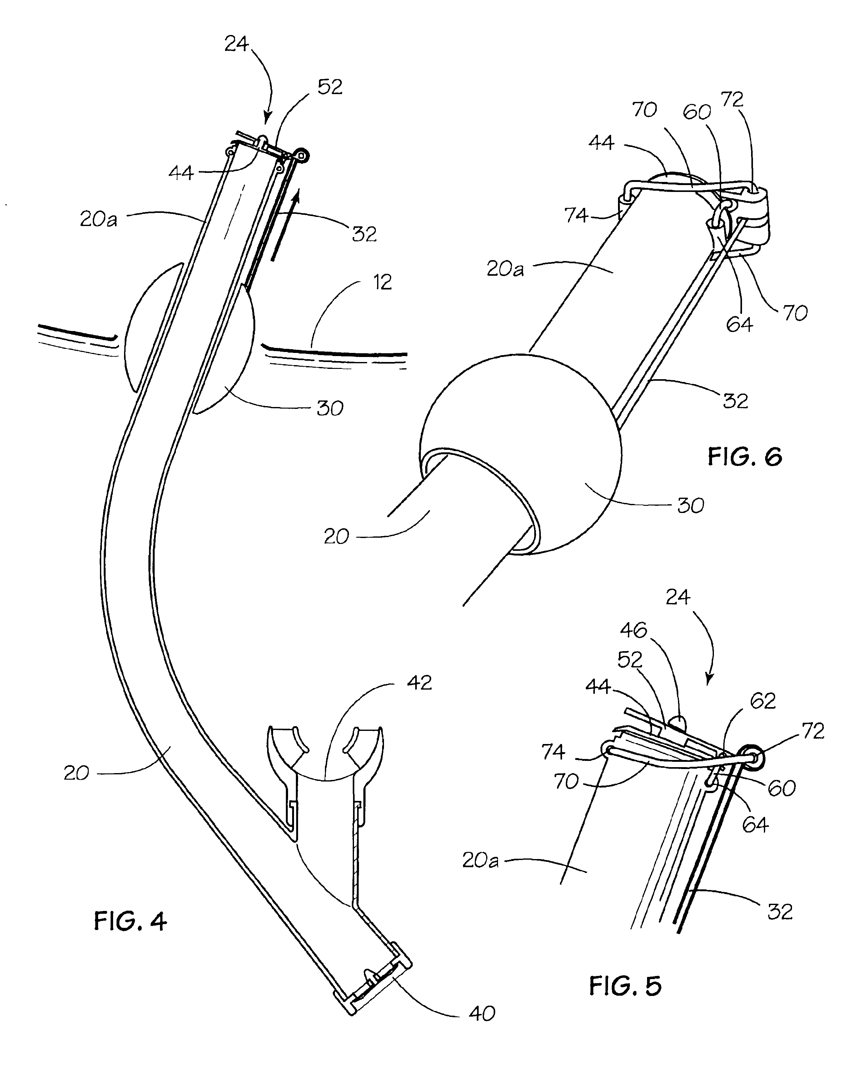 Flip top valve for dry snorkels