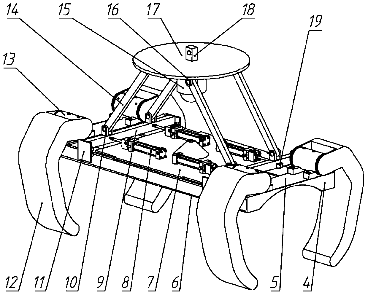 AUV automatic cloth releasing and recovering device