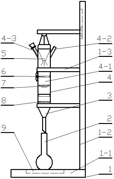 Plant chlorophyll determination process simplification device