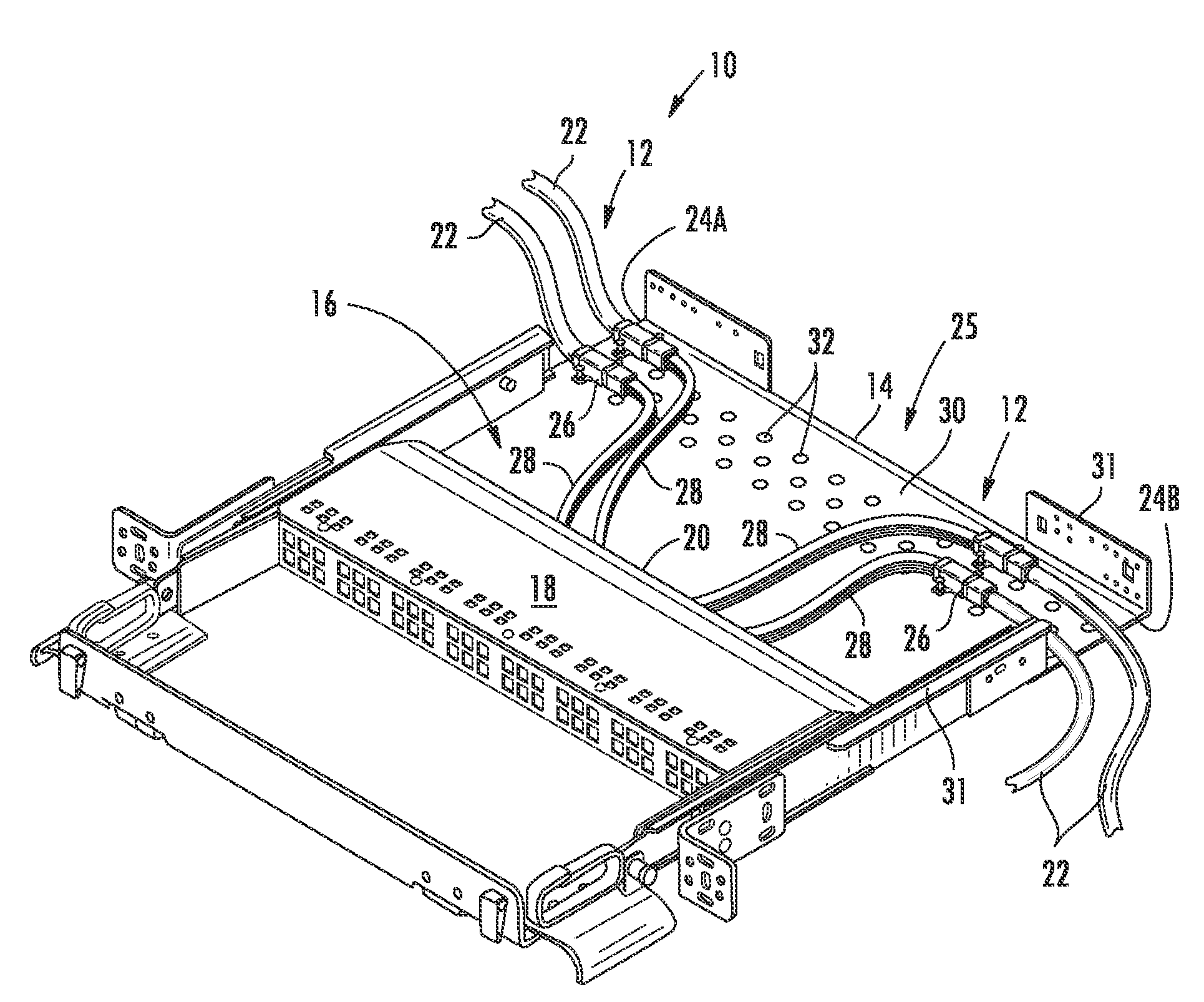 Mounting of Fiber Optic Cable Assemblies Within Fiber Optic Shelf Assemblies