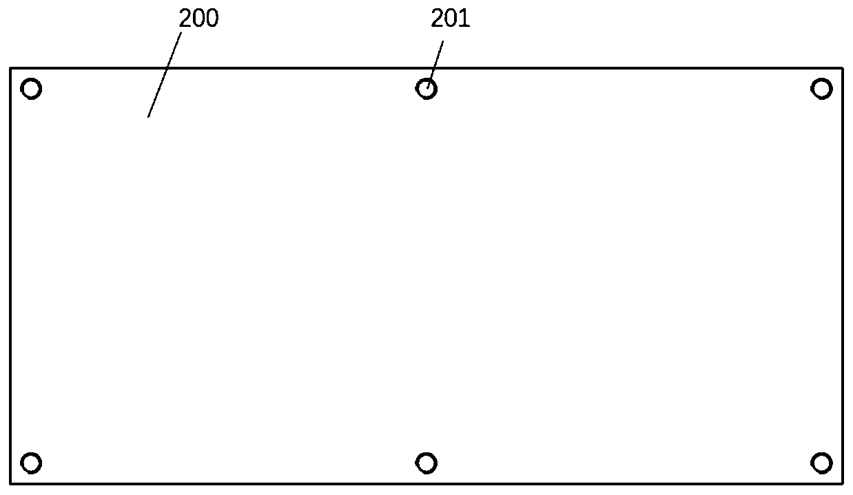 Plate-type membrane distillation water treatment device, and solar energy plate-type membrane distillation desalination system