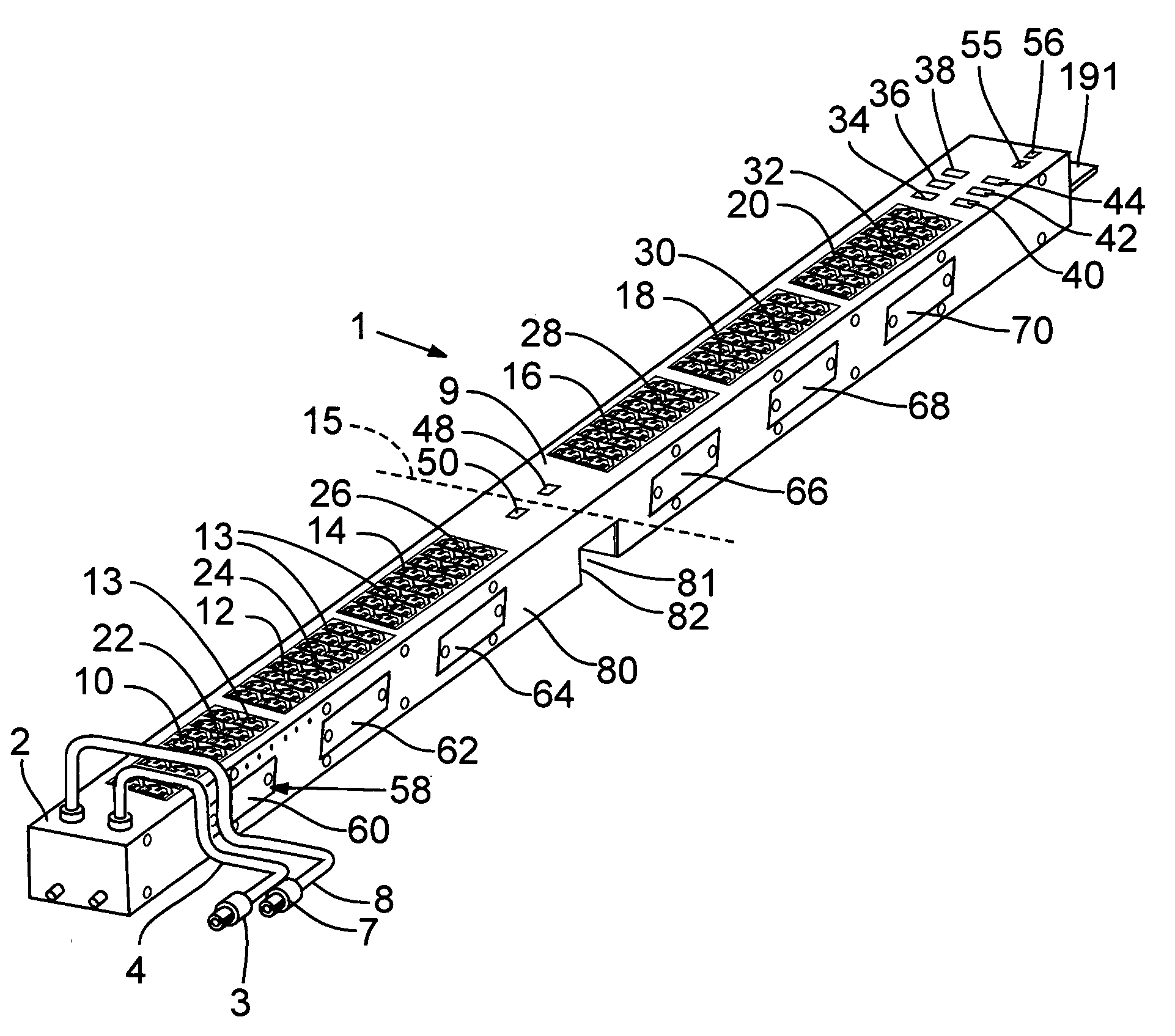 Fuse module with movable fuse holder for fused electrical device