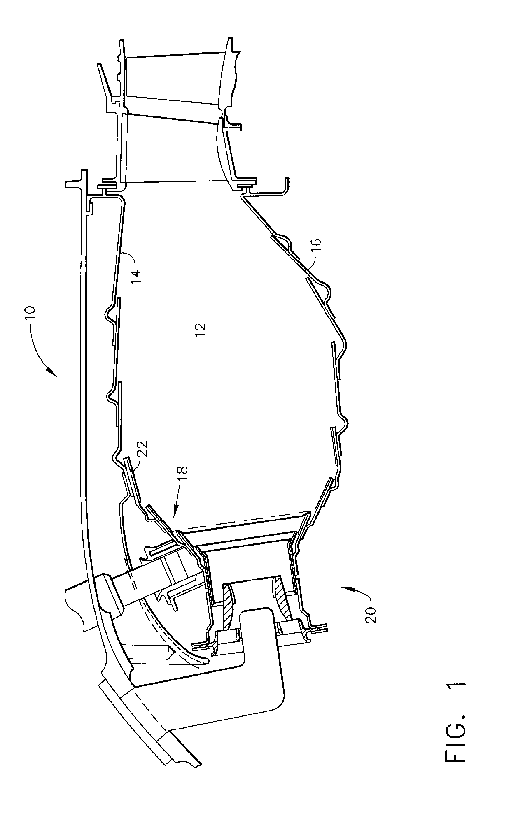 Smooth outer coating for combustor components and coating method therefor