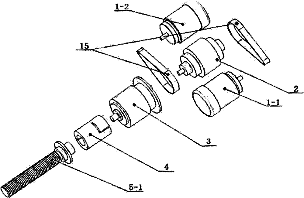 Extrusion blow molding machine-head-and-die-orifice gap electrical adjustment device and realization method and application thereof