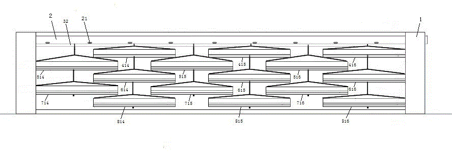 Free-disassembly constructed wetland purifying device