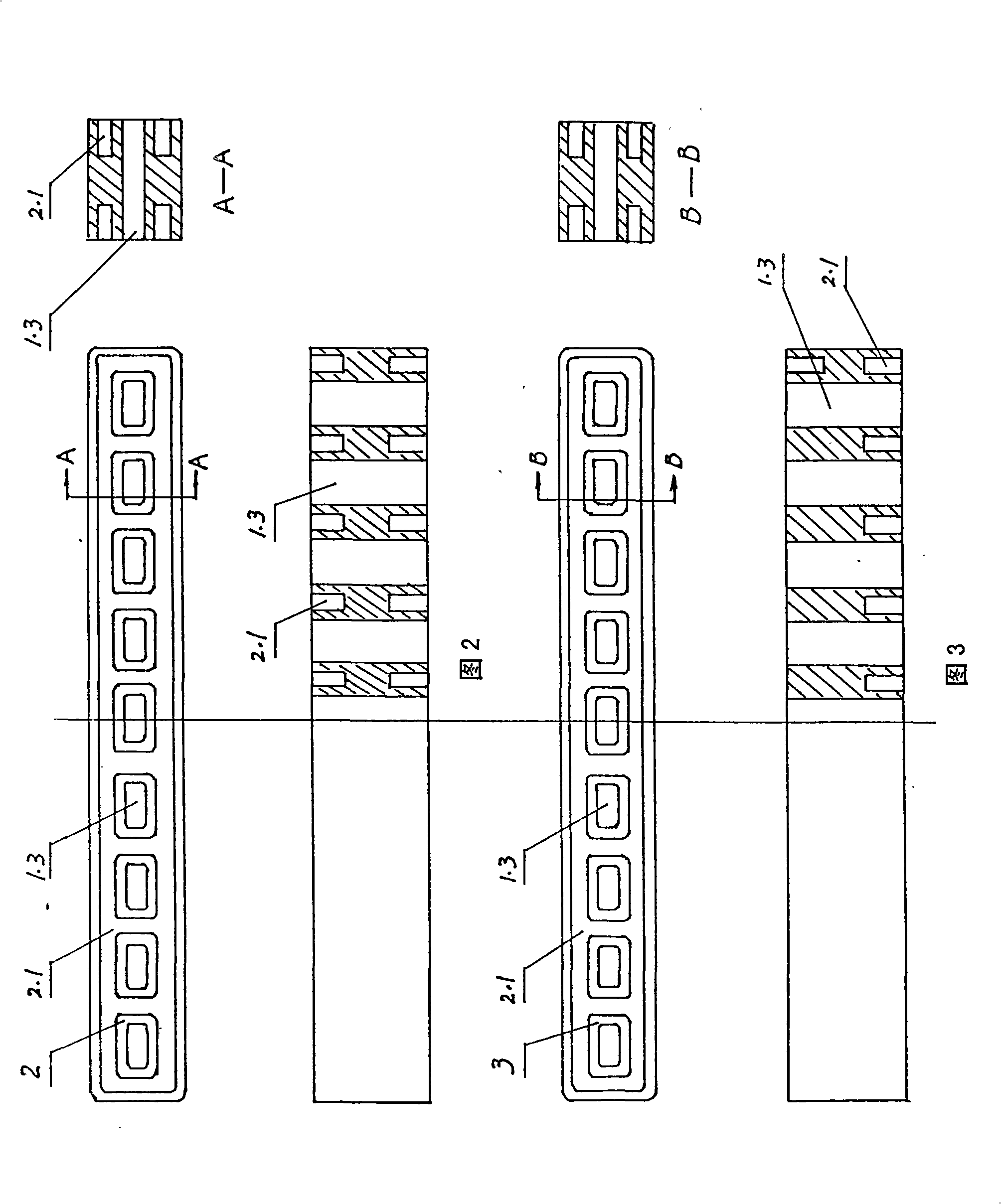 Seal connecting method of porous ceramic plate column