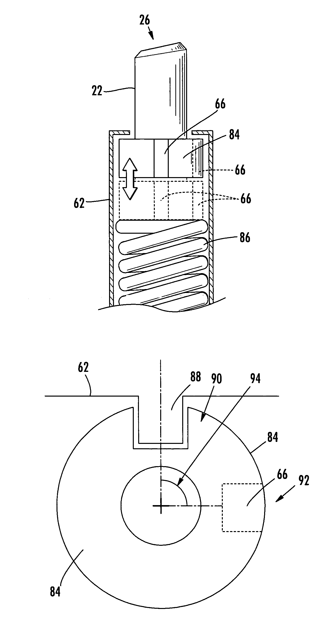 Fiber optic connector having keyed ferrule holder