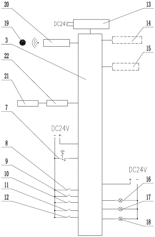 An automatic spraying electronic control system and method for wheeled chassis