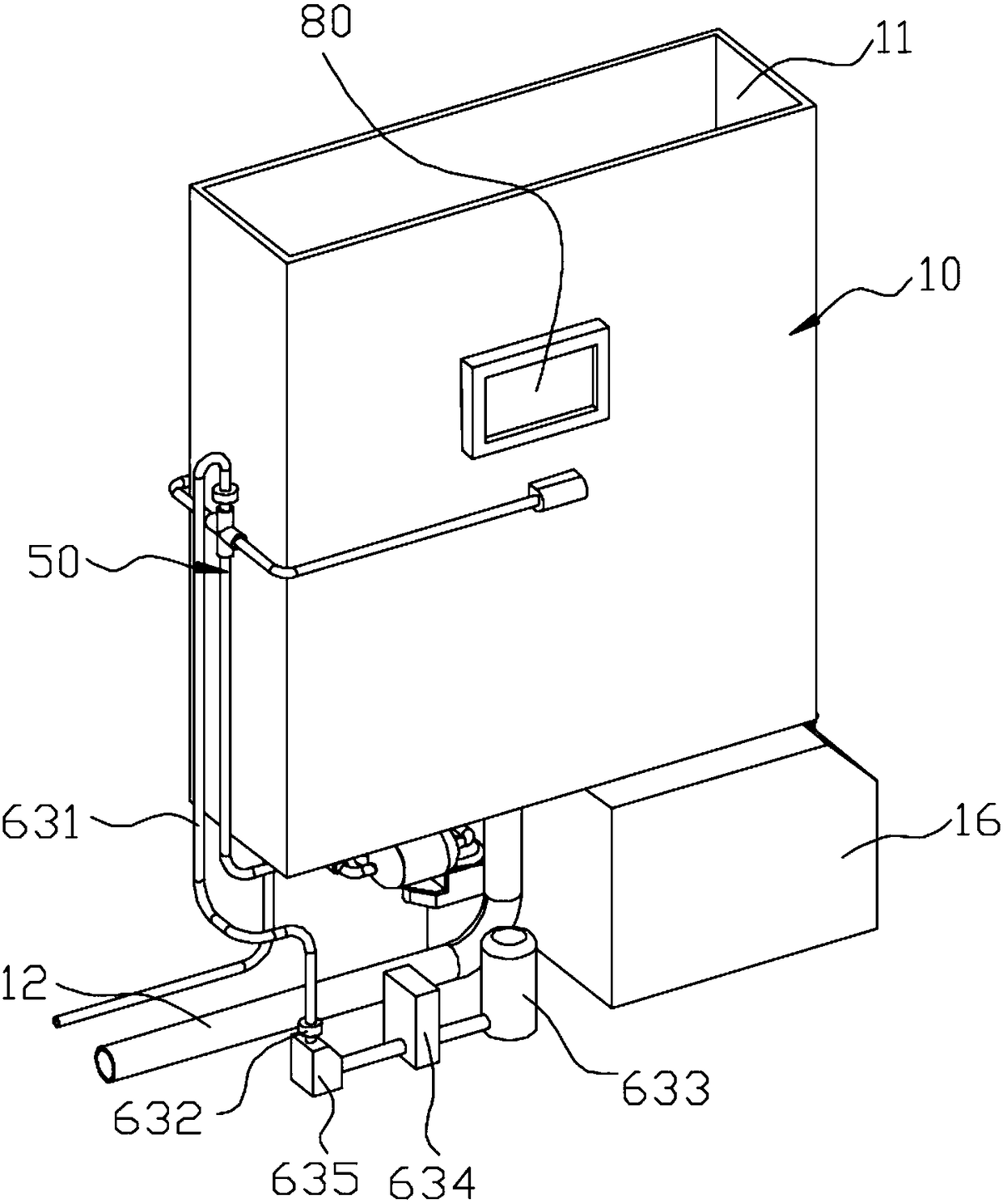 Intelligent tool washing device