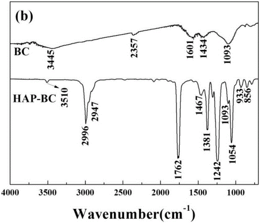 Preparing method of charcoal-hydroxyapatite nanocomposite material