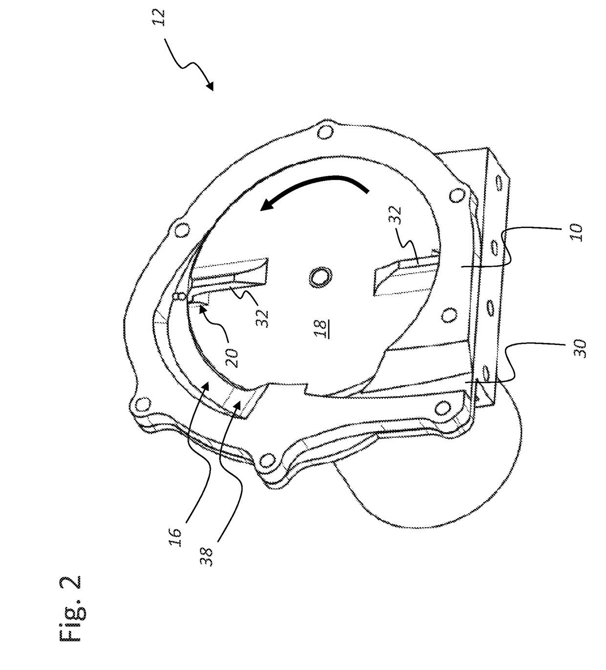 Metering disk of a distribution device for granular material