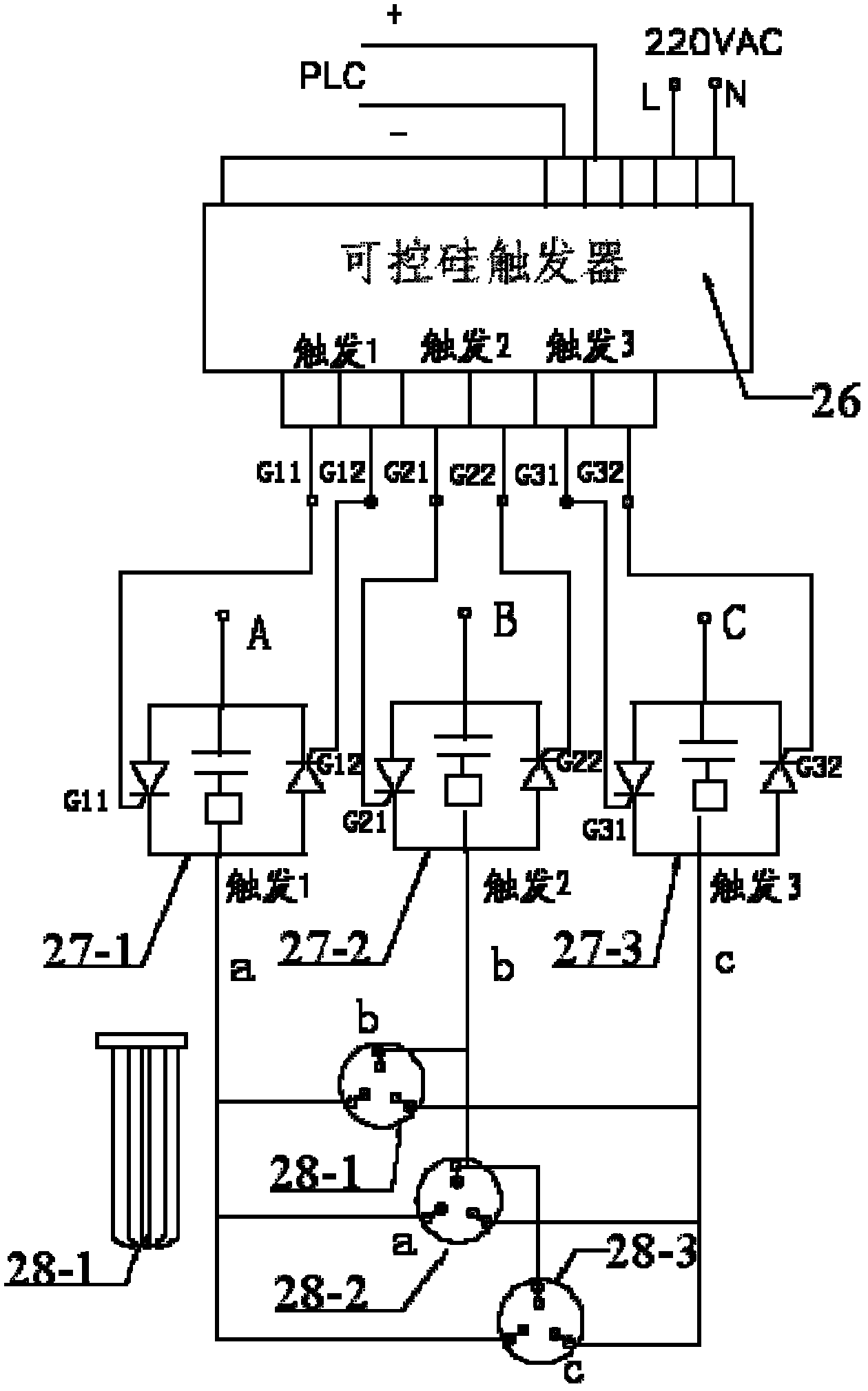 Thermal performance test system of solar water heater