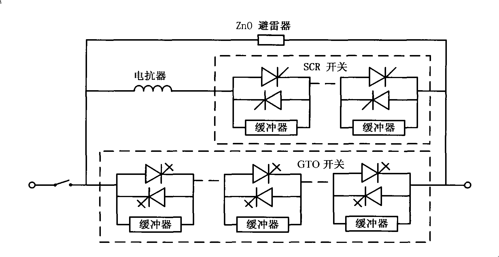 Resonance type DC solid circuit breaker