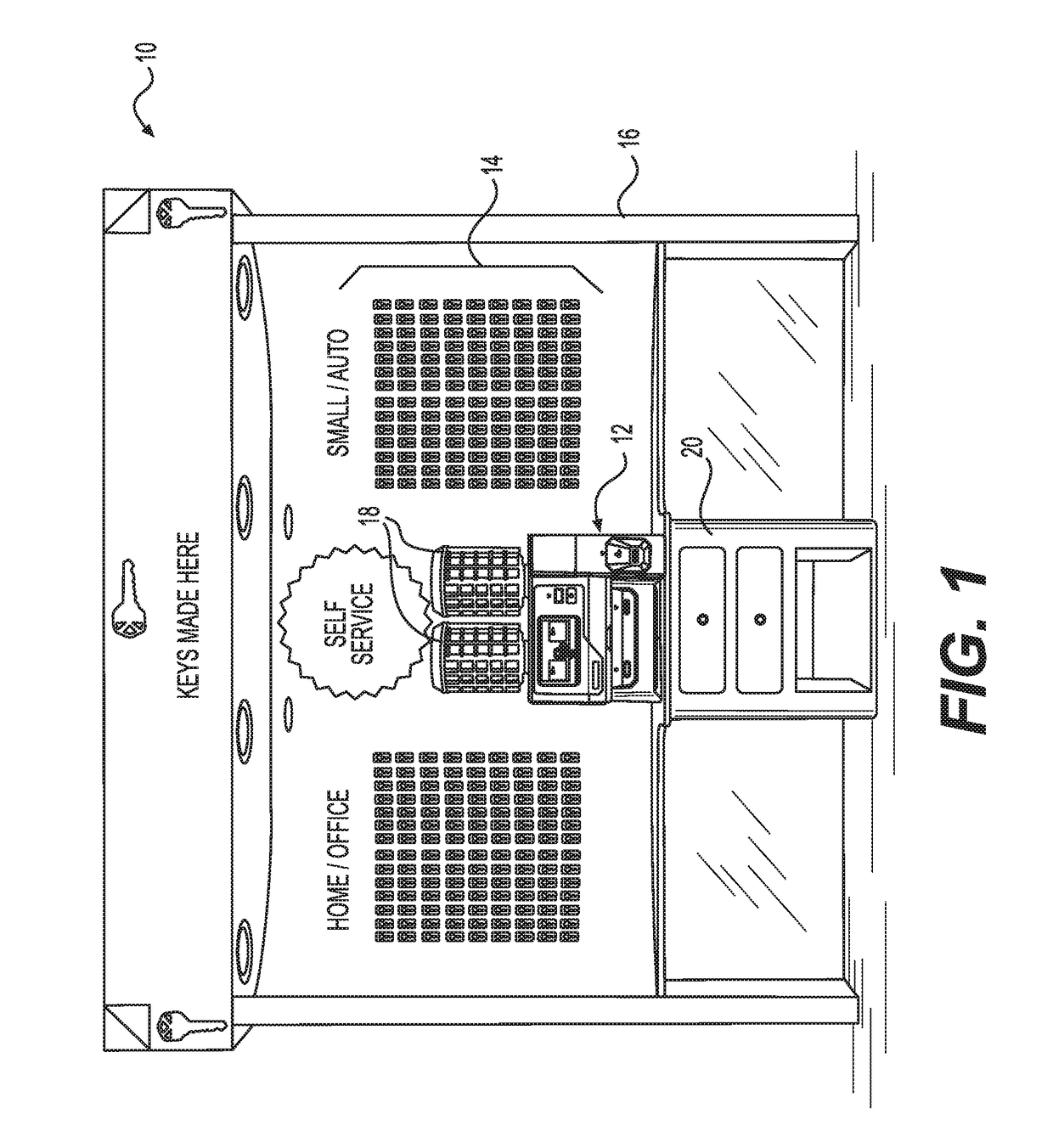 Key duplication machine having user-based functionality