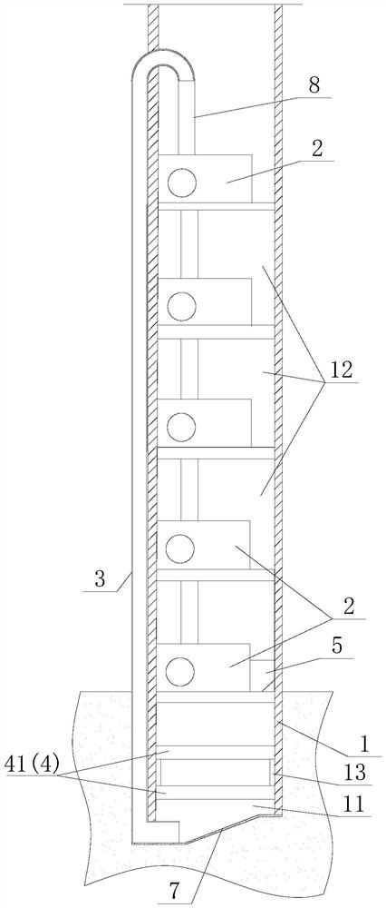 High-pressure high-position self-circulation water delivery energy storage multi-stage power station and power generation method thereof