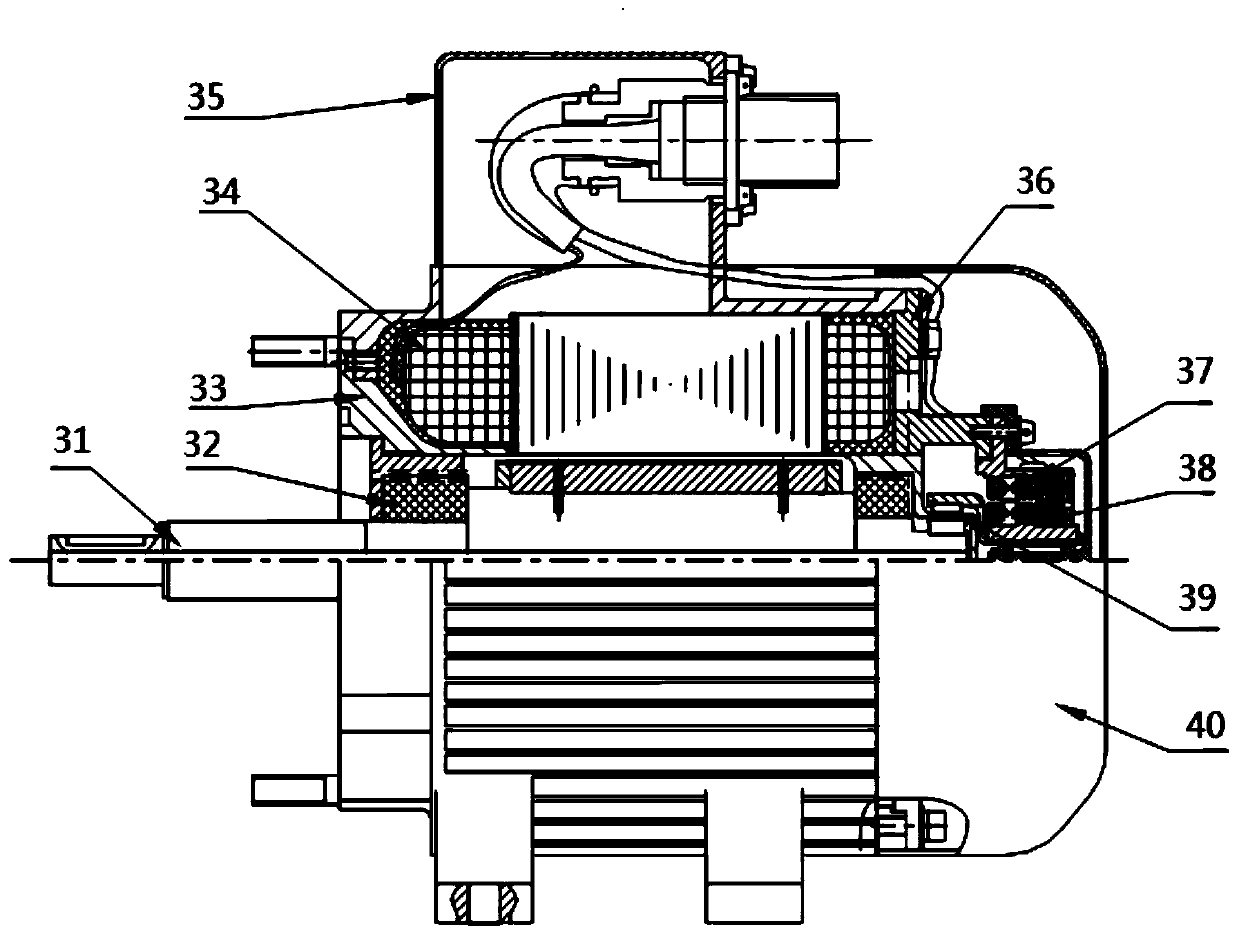 Shield type liquid pump