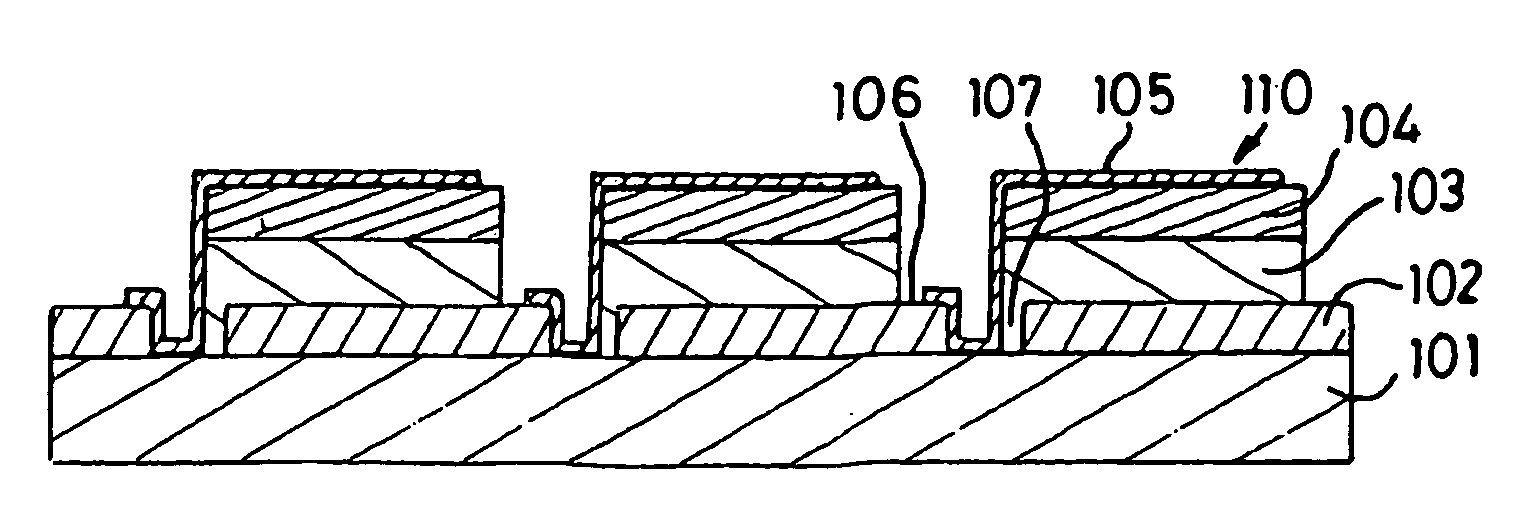 Electrical connection of optoelectronic devices