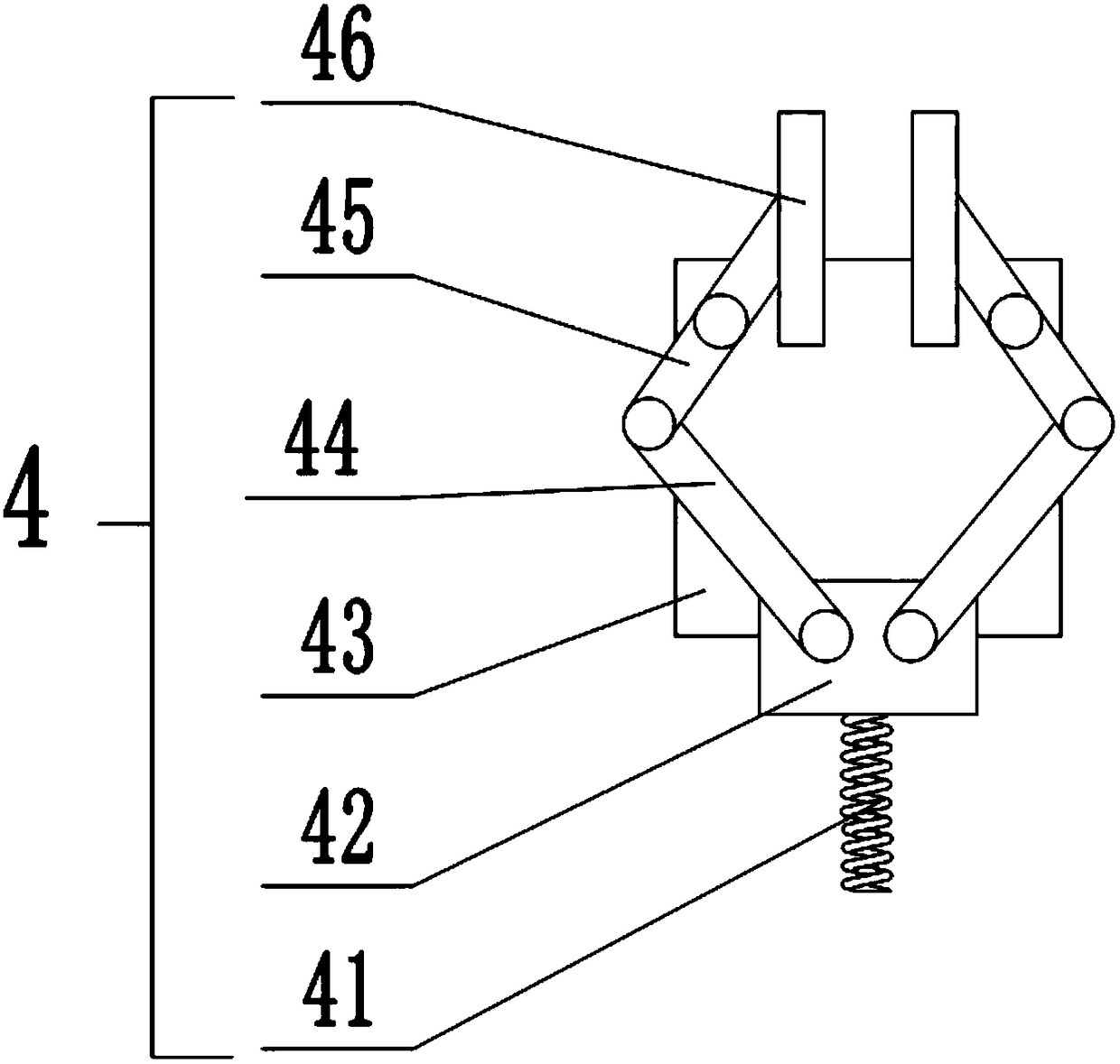 Automatic leather drying device