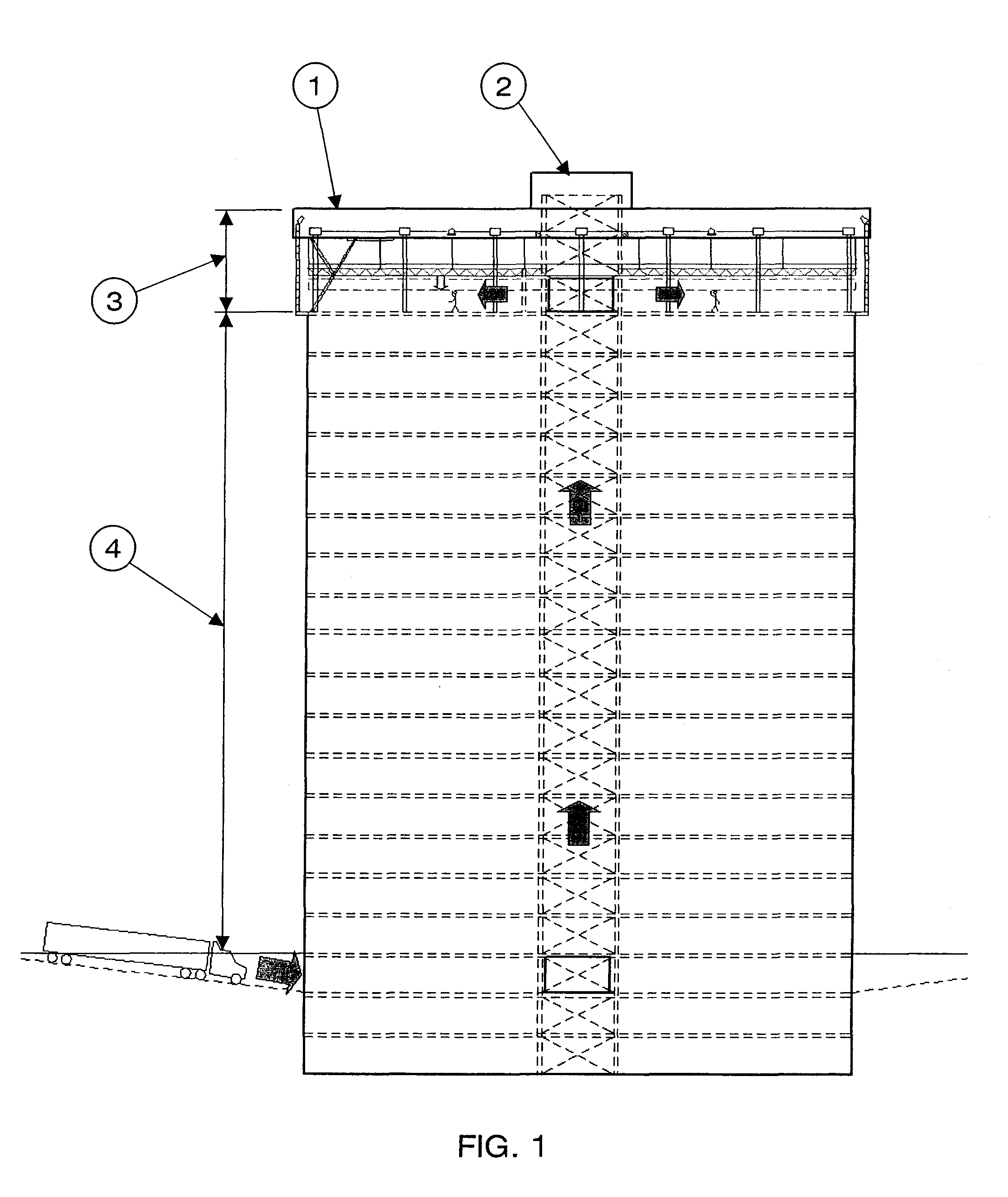 Construction system and method for multi-floor buildings