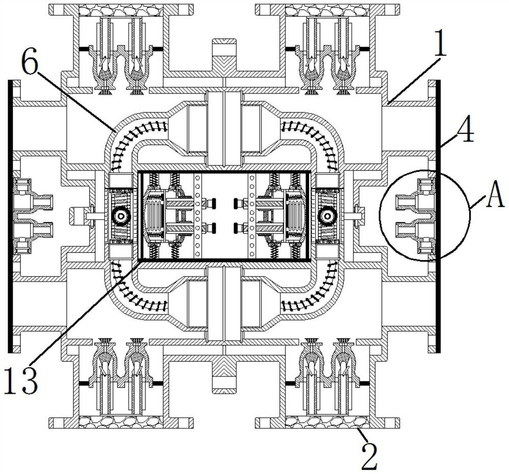 Condensation pipe internal flow type precious liquid transportation container