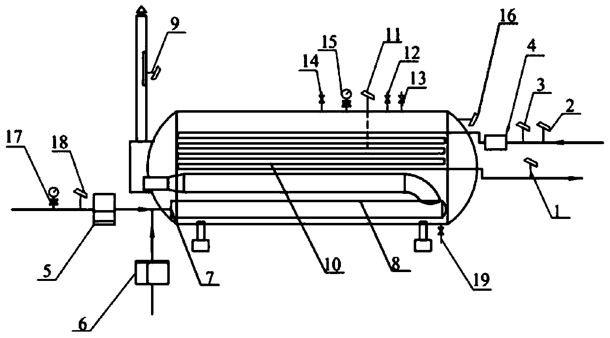 Crude oil heating furnace and control system thereof