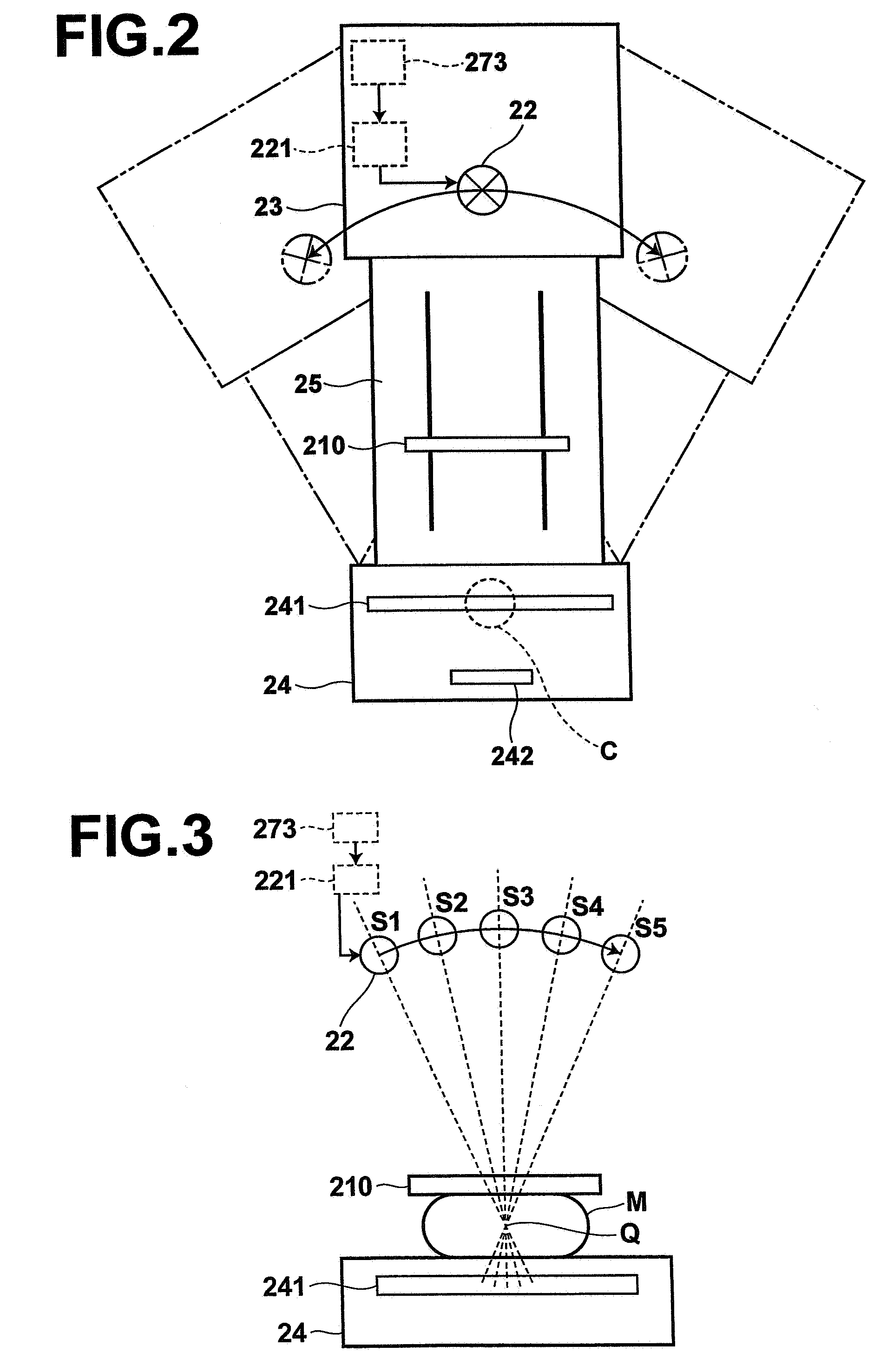 Tomographic image obtainment apparatus and method