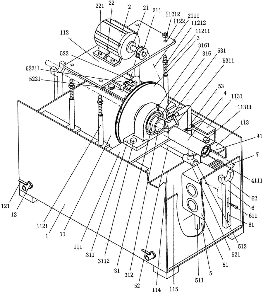 Steel pipe automatic cleaning machine with the function of supporting and guiding the steel pipe