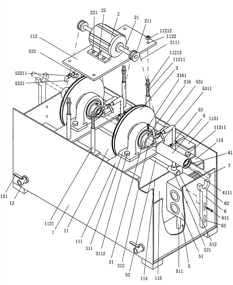 Steel pipe automatic cleaning machine with the function of supporting and guiding the steel pipe