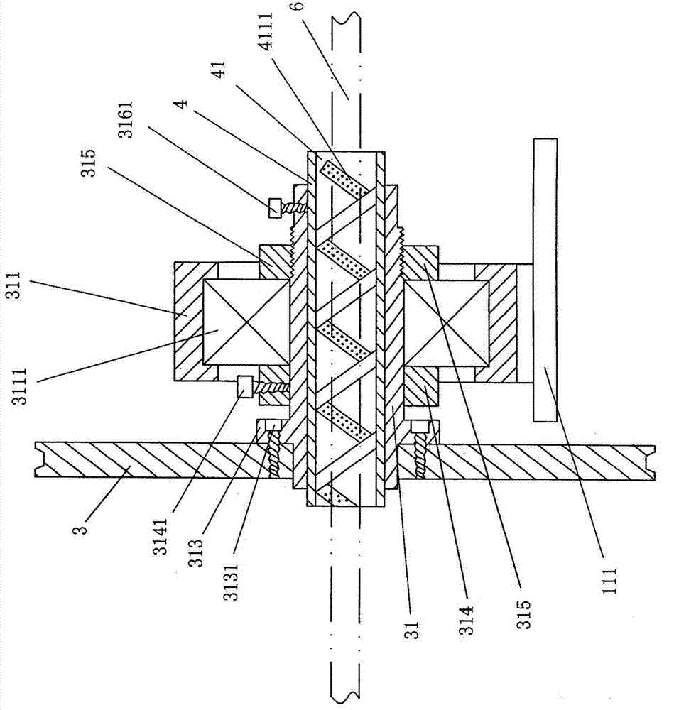 Steel pipe automatic cleaning machine with the function of supporting and guiding the steel pipe