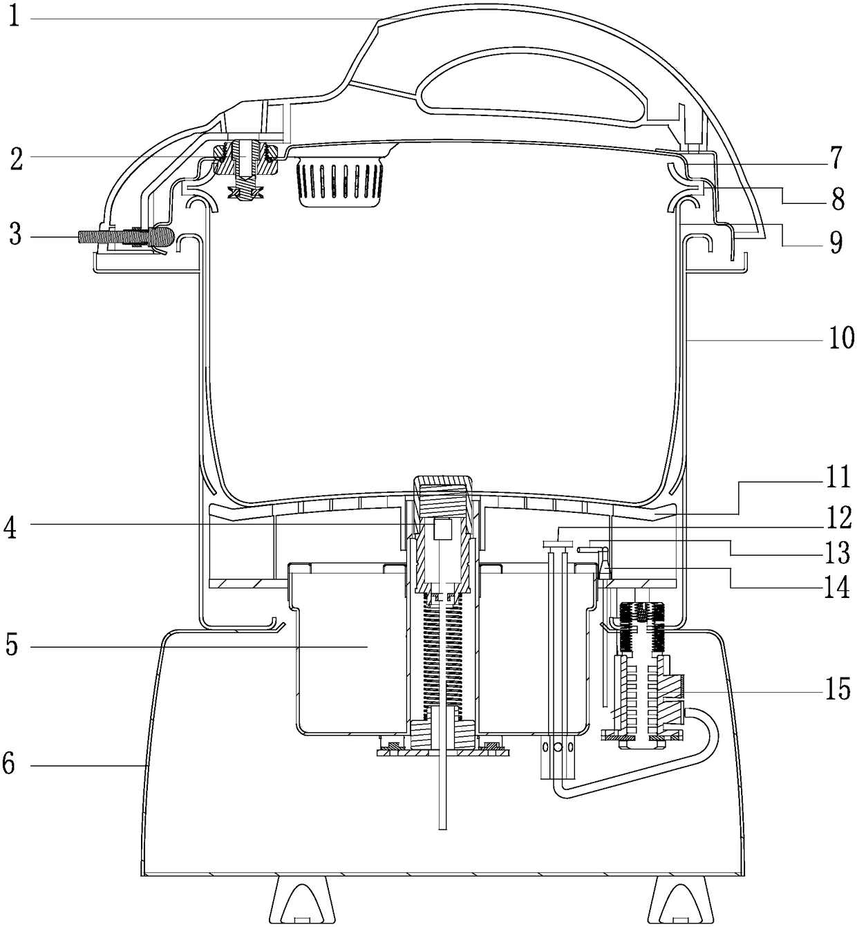 Pressure-controlling gas pressure cooker