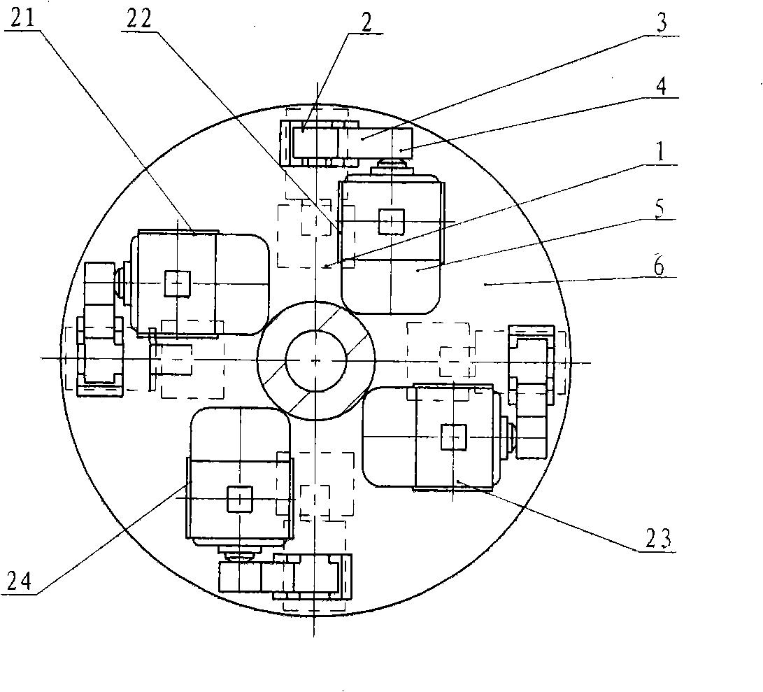 High-efficient stable polishing-grinding apparatus