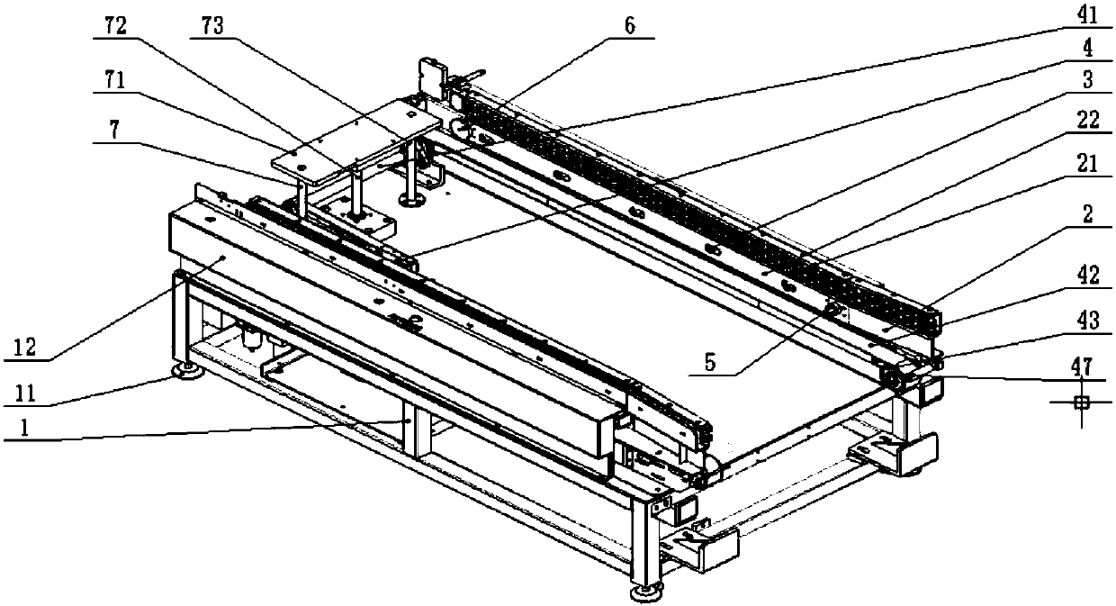 Conveying and temporary storage workstation device with guiding function