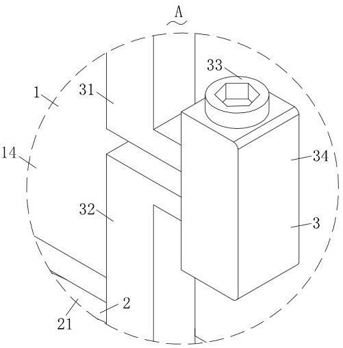 Wall-mounted motor with good stability