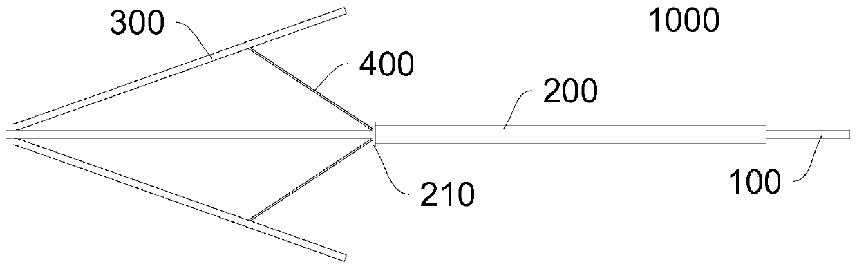 Novel needle head and hematoma crushing puncture instrument