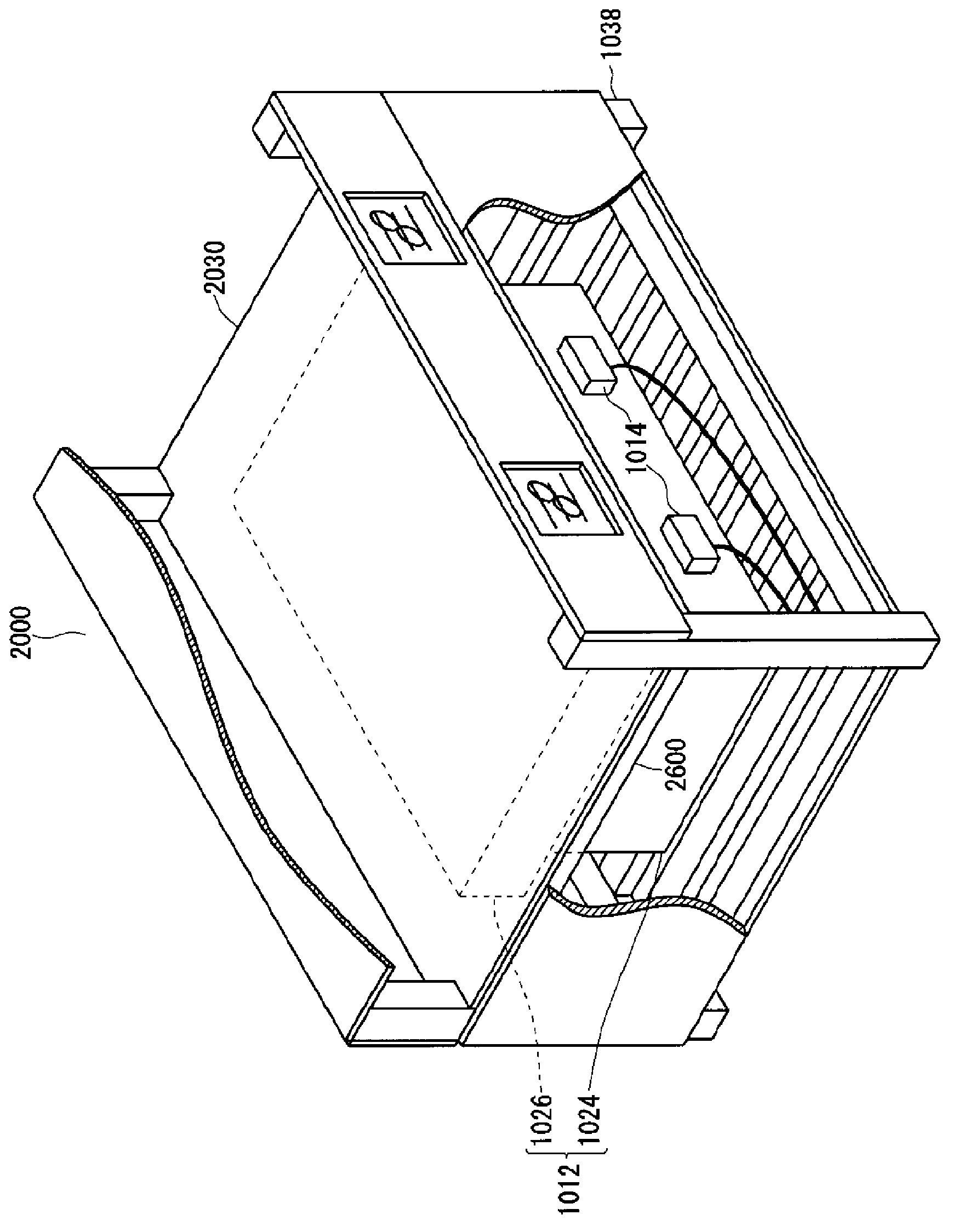 Battery housing structure