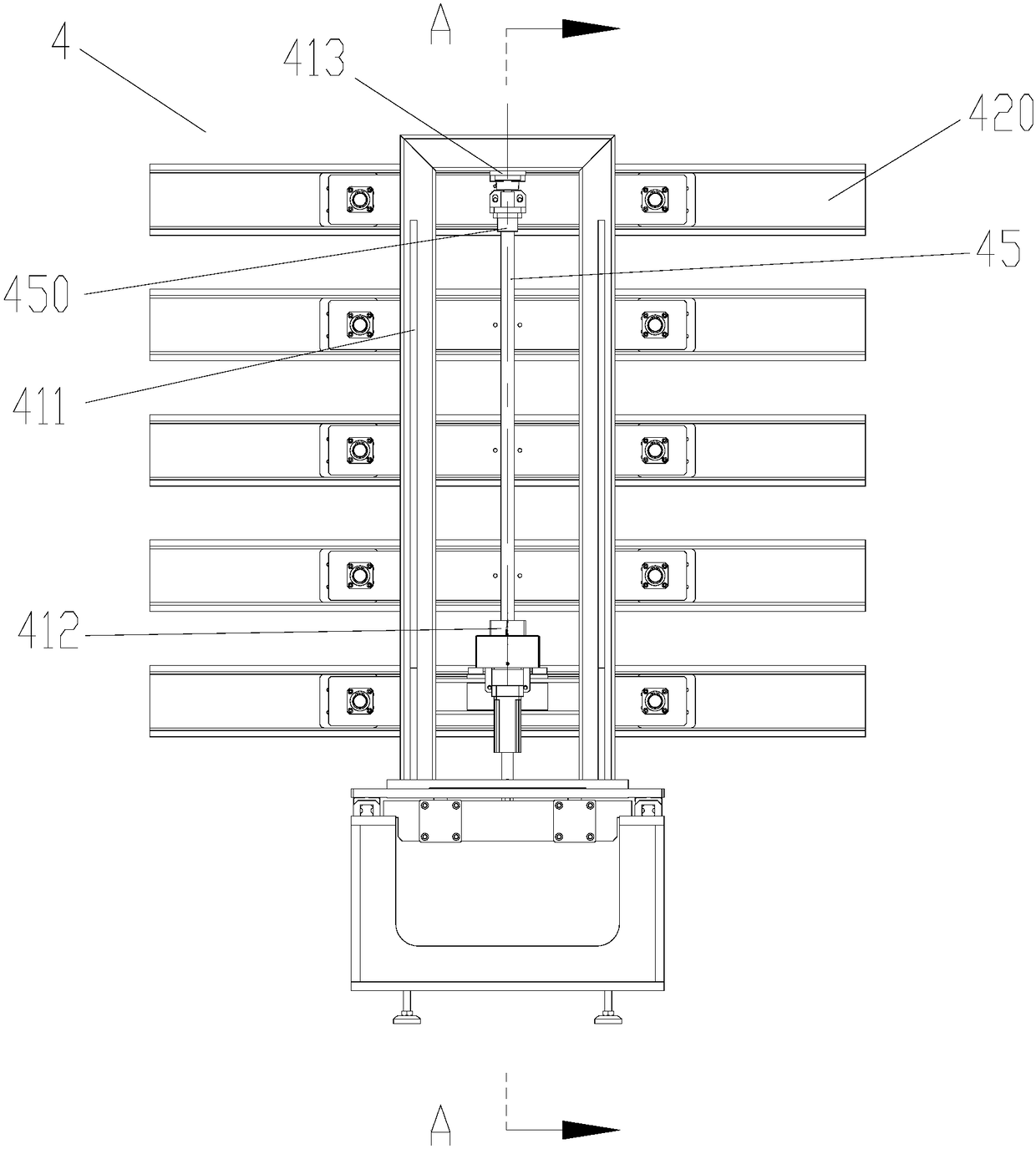 Door plank compressing mechanism and pipe expander with same