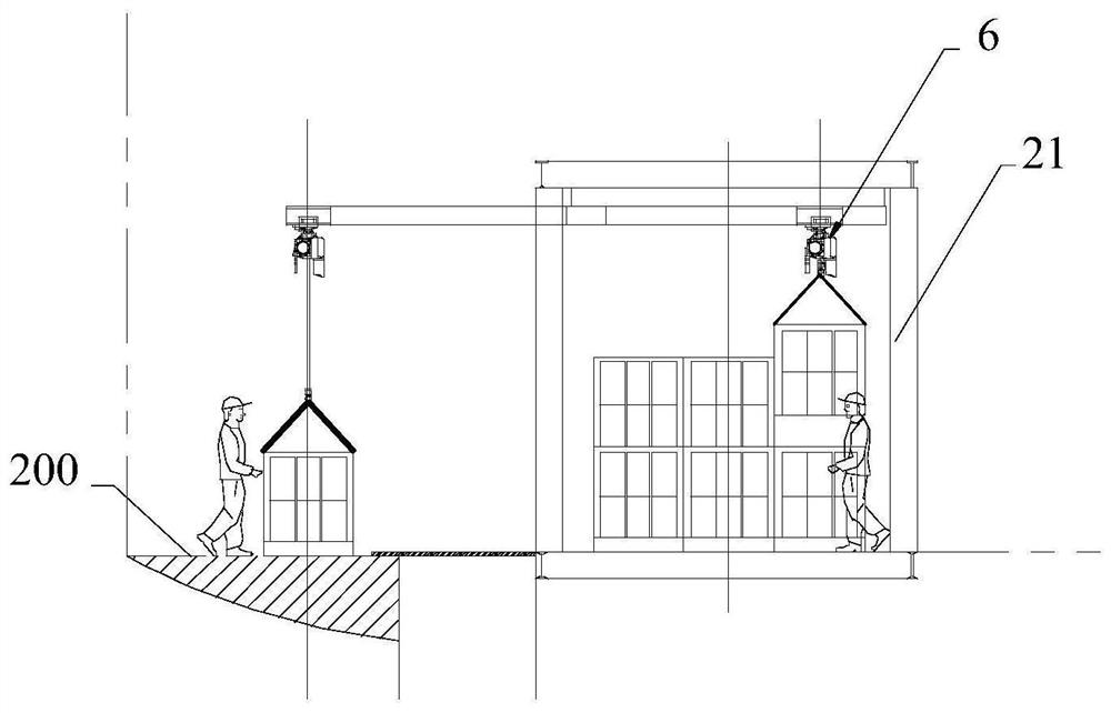 Wharf cargo lifting equipment and using method thereof