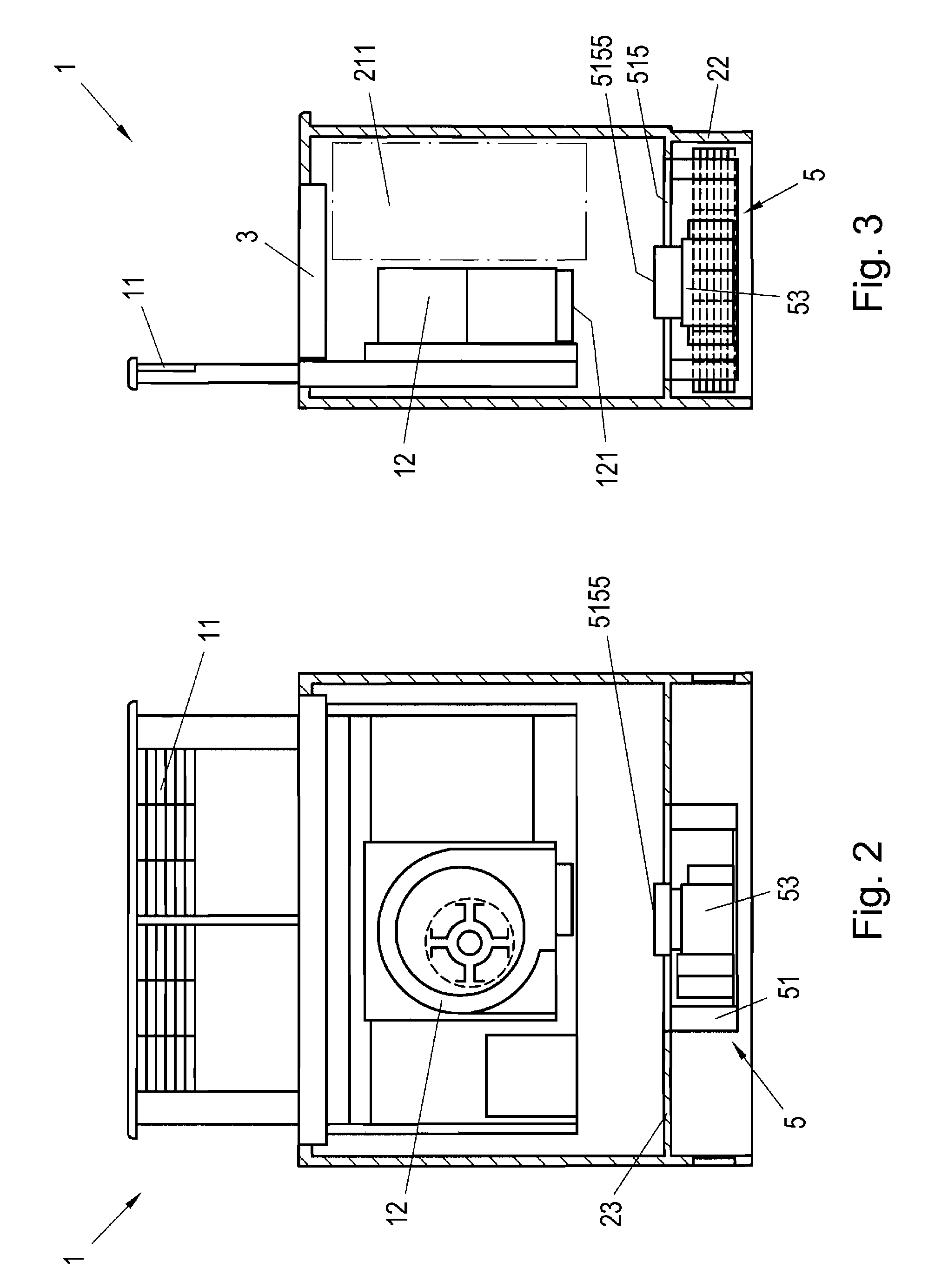 Air-circulating module and fume extraction device