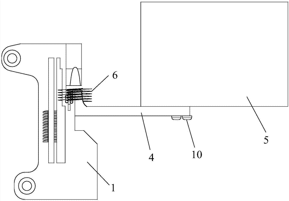 Needle plate used for sewing machine, and sewing machine