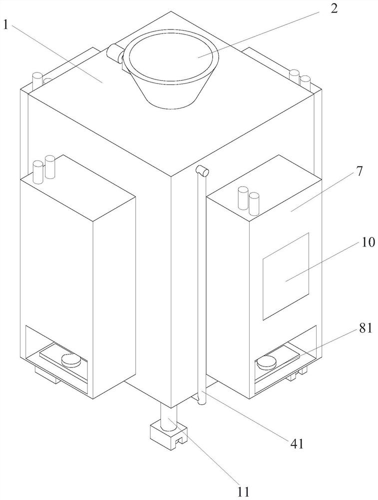 A centralized transfer device for traditional Chinese medicine