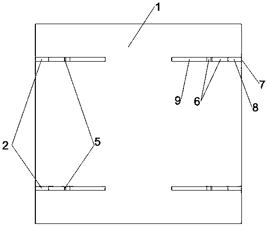 Clamping type broken bridge connecting piece