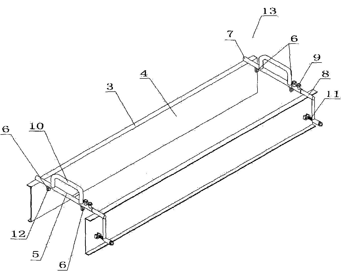 Mortar spreader for building wall and using method thereof