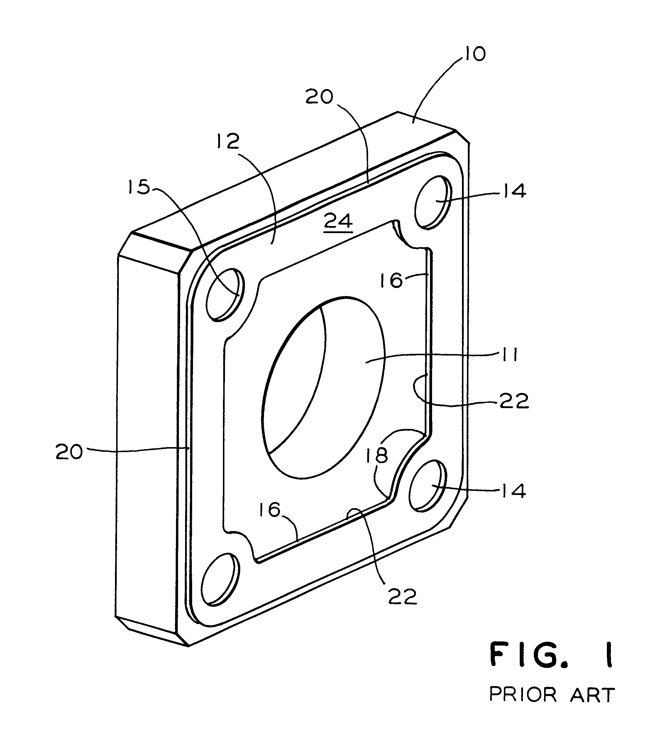 Gasket for pressurized fluid system