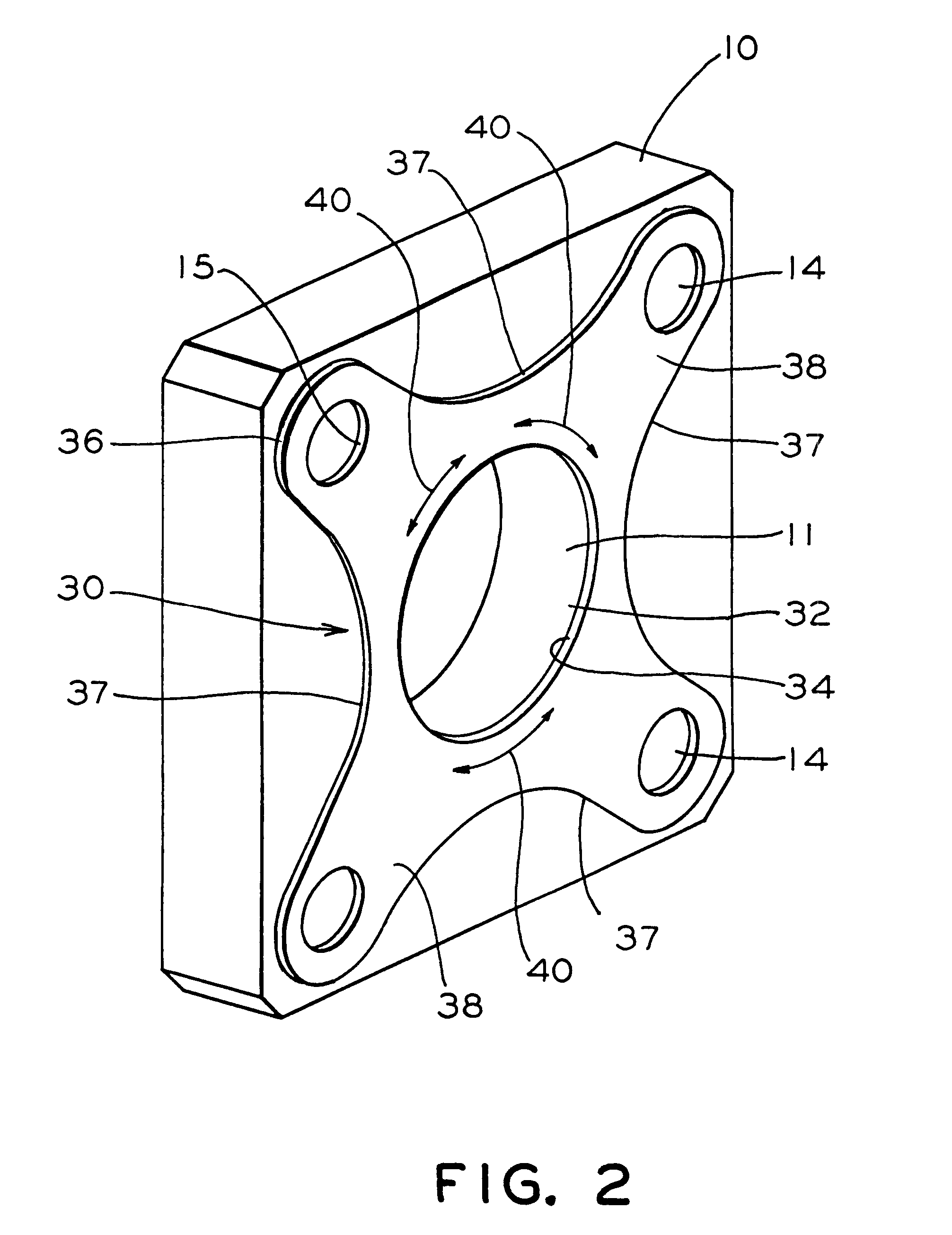 Gasket for pressurized fluid system