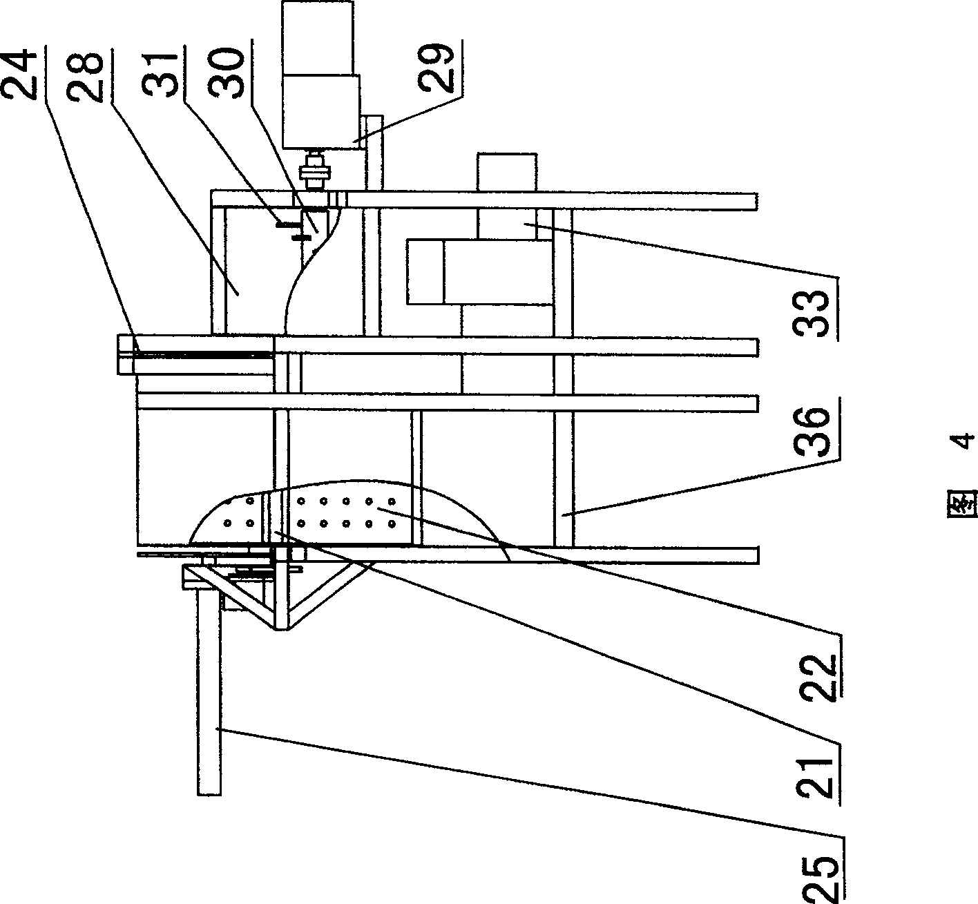 City domestic refuse plastic sorting device