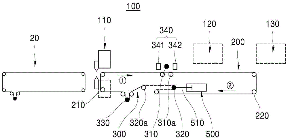 Scribing device